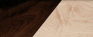 Walnut Ebony Finish/Maple, Clear Lacquer