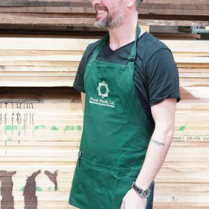 Apron, Embroidered w Logo, Green