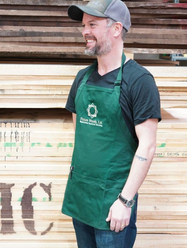Apron, Embroidered w Logo, Green